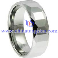 Faceted Tungsten Carbide Ring Picture